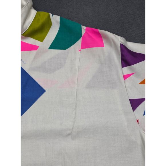 Vintage 80s Catherine Ogust Forever Dress For Penthouse Gallery Abstract Sz Med - Picture 4 of 9